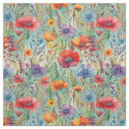 Tela Flores silvestres acuáticas