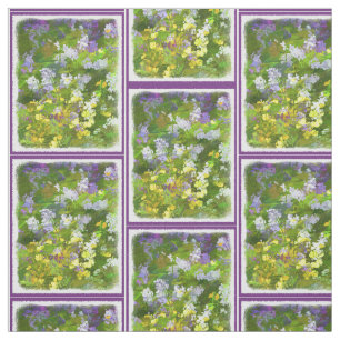 Tela Flores silvestres Impasto Pintura - Arte de flores