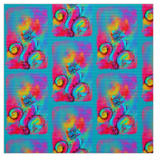 Tela FLORES SIMILARES azul rosa amarillo