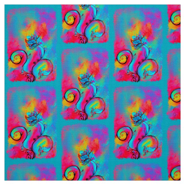 Tela FLORES SIMILARES azul rosa amarillo (Retal)