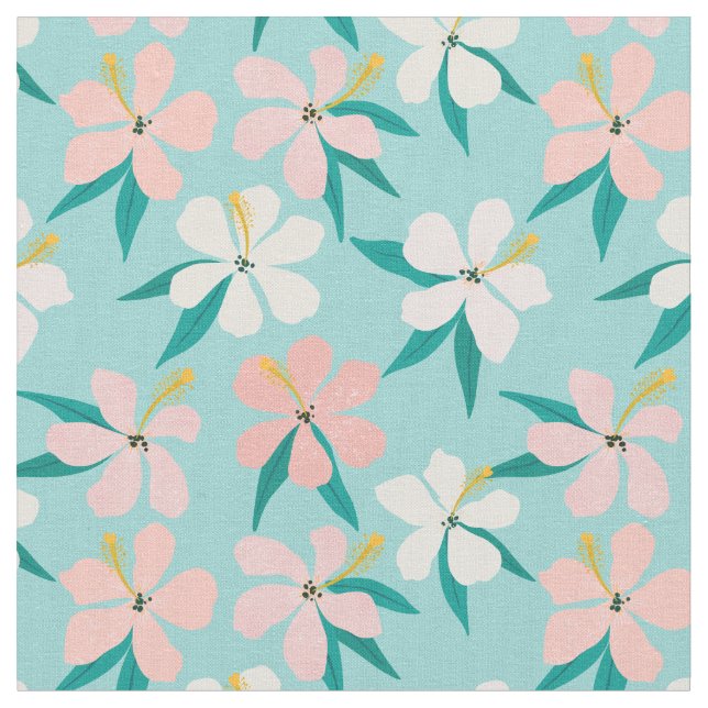 Tela Flores tropicales bonitos (De cerca)