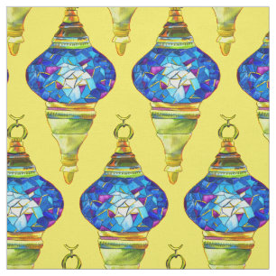 Tela Flores turcas mosaico arte acuarela