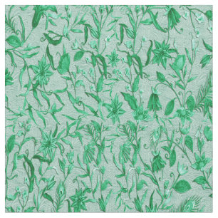 Tela Flores verdes de pulga sobre el respaldo texturiza
