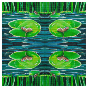 Tela Flotando en mi Lily Pad