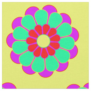Tela Flower Flower Power Bloom I + tu trasero. y idea