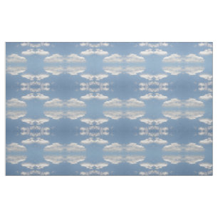 Tela Fluffy Cumulus Clouds Fabric