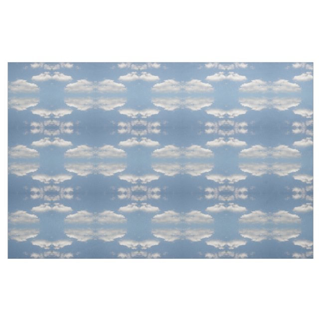 Tela Fluffy Cumulus Clouds Fabric ("Cuarto gordo" (fat quarter))