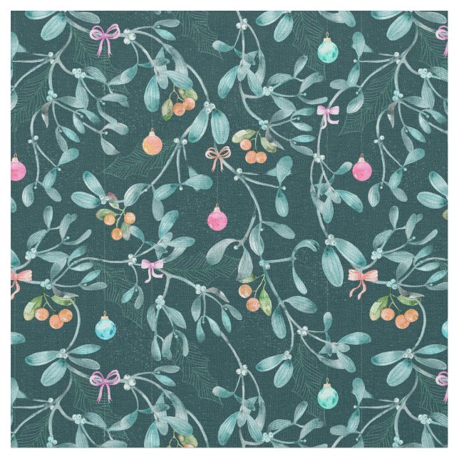 Tela Foliage navidades (De cerca)