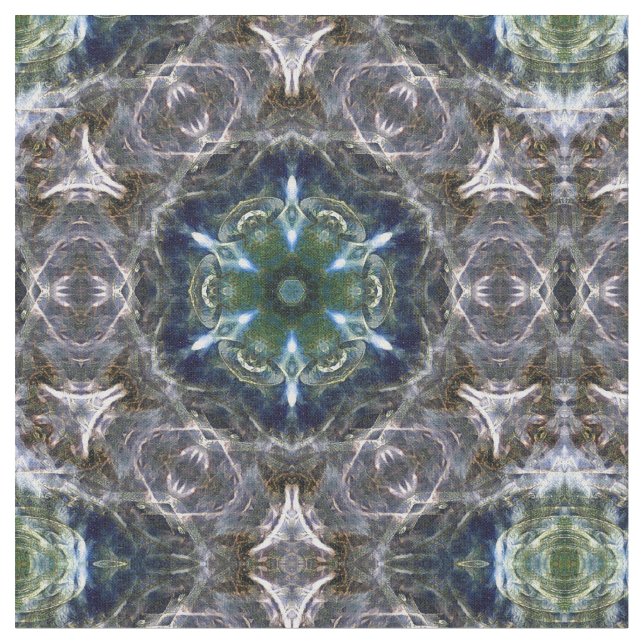 Tela Folk Mandala (De cerca)