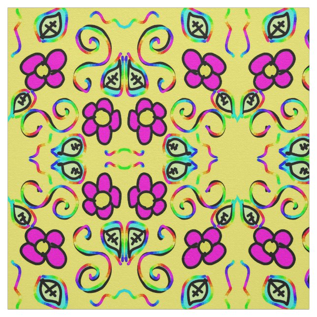 Tela fondo amarillo alegre (Retal)