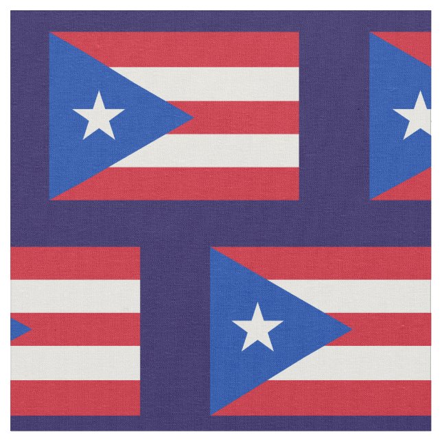 Tela Fondo azul de la bandera del Estado de Puerto Rico (De cerca)