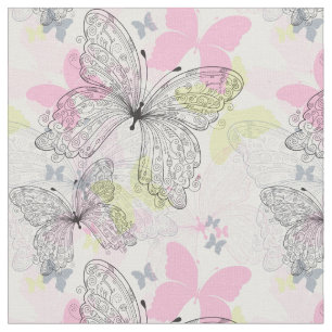 Tela Fondo con la mariposa