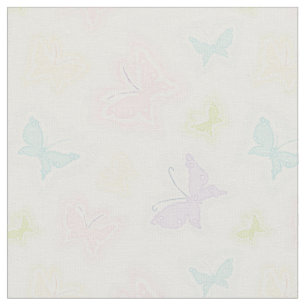 Tela Fondo con las mariposas en acuarela