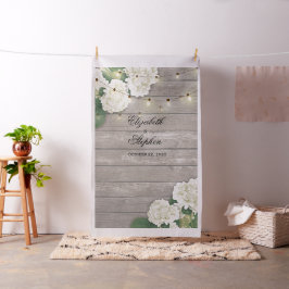 Tela Fondo de la cabina fotográfica boda Hydrangea Luce