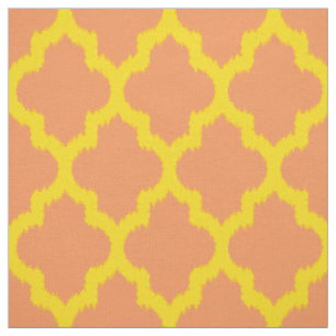 Tela Fondo del Naranja del Personalizado Ikat de Quatre