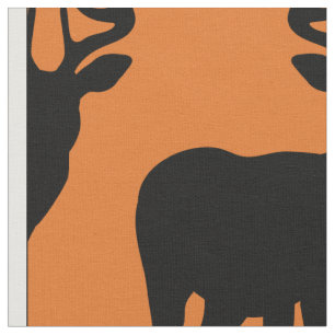 Tela Fondo del patrón de silueta de caza de venados