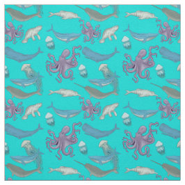 Tela Fondo del patrón oceánico animal