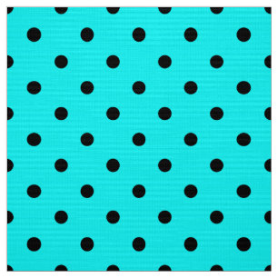 Tela Fondo del punto de la polaca turquesa
