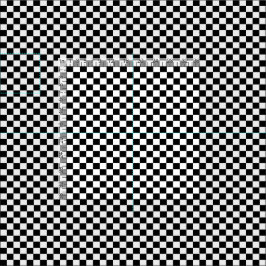 Tela Fondo del tablero de cheques en blanco y negro