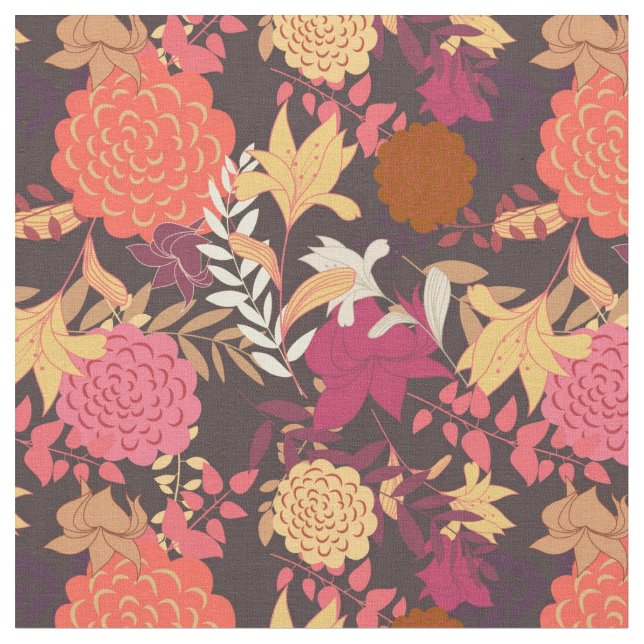 Tela Fondo floral 2 (De cerca)