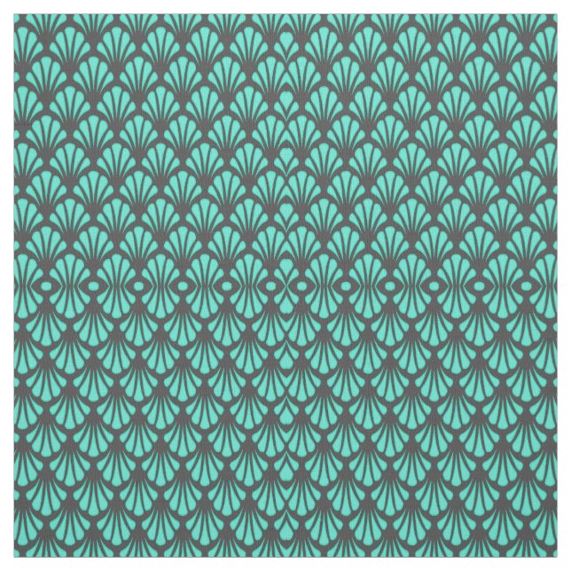 Tela Forma de shell Art Deco (Retal)