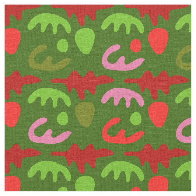 Tela formas abstractas (De cerca)