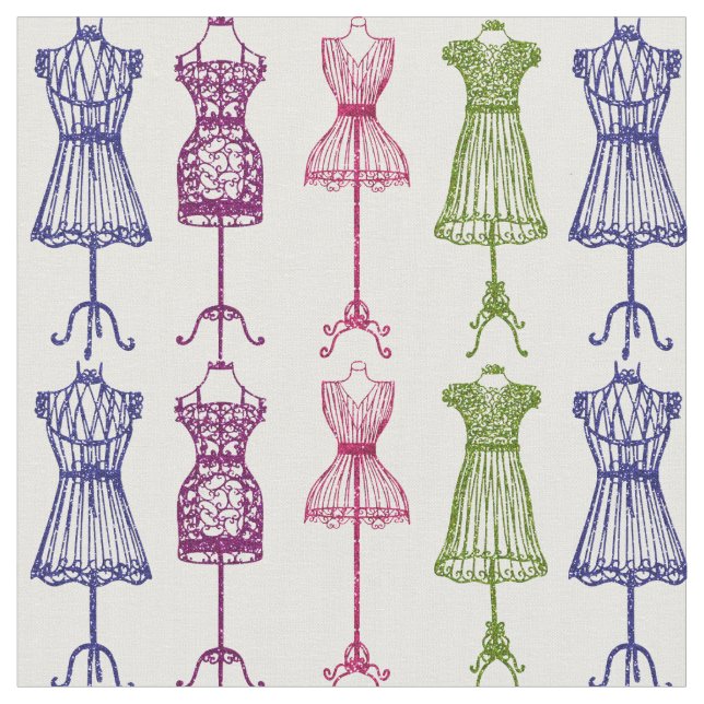 Tela Formas de vestir victorianas (De cerca)