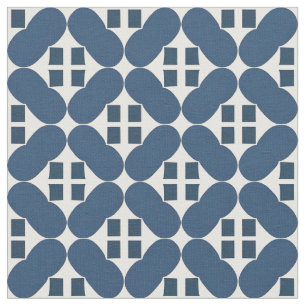 Tela Formas geométricas azules abstractas