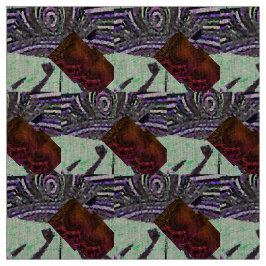 Tela Foto de mosaico con ella en pistacho verde claro