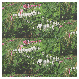 Tela Fotografía blanca rosada de los corazones