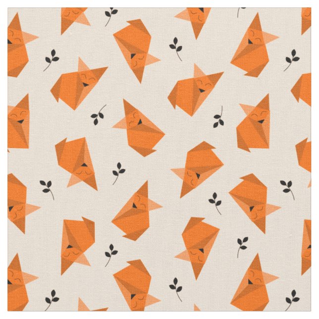 Tela Fox Origami (De cerca)