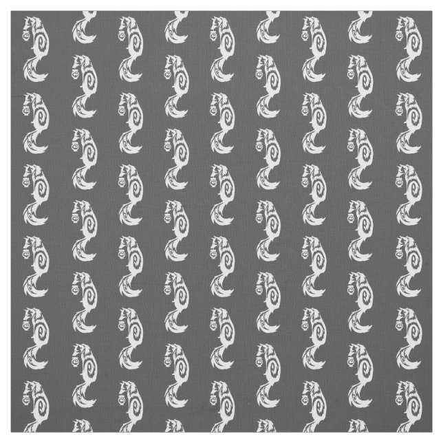 Tela Fox sutil Kitsune tribal con la linterna del (Retal)