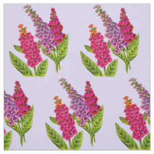 Tela foxgantes imprimir impresión floral