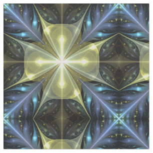 Tela Fractal Bloom Fabric