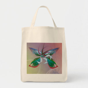 Tela Fractal de la mariposa del mar en bolso de