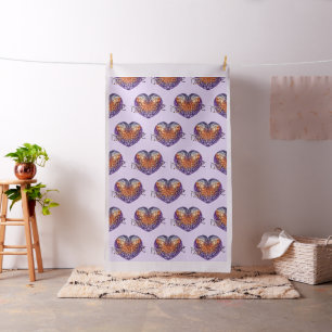 Tela Fractal Heart NAMASTE + tus antecedentes e ideas