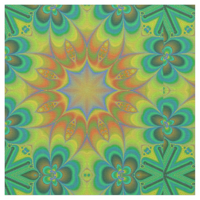 Tela Fractascope 5 Fabric (De cerca)