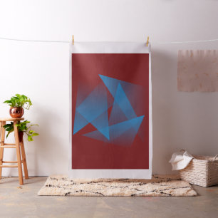 Tela Fragmentos azules flotantes