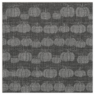 Tela Franja de Parche de Calabaza - Gris Carbón Tonal