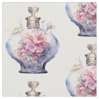 Tela Frasco de perfume Art Deco Opulence rosa
