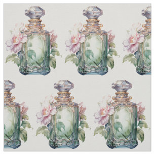 Tela Frasco de perfume Art Deco Opulence Verde