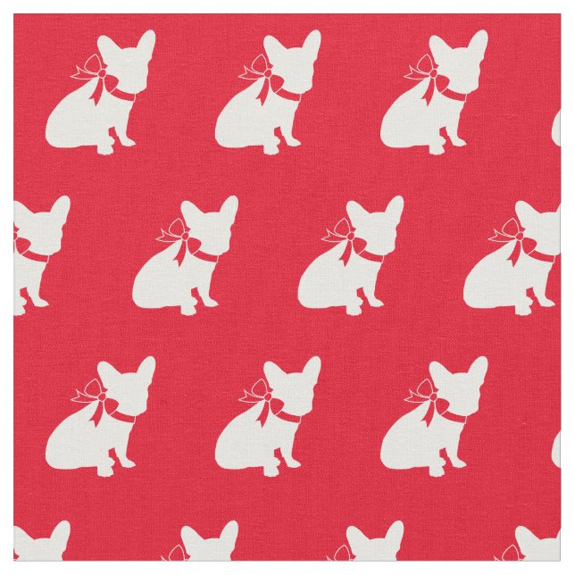 Tela Frenchie Bulldog francés Perro Rojo francés (De cerca)