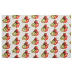 Tela Fresas y kiwi