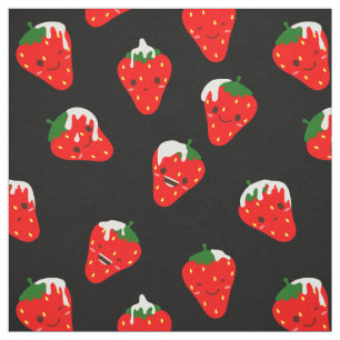 Tela Fresas y nata