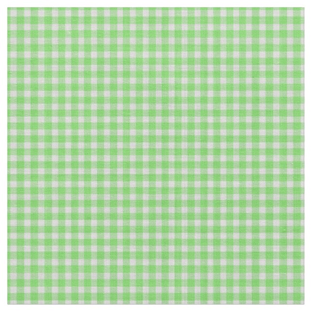 Tela Fresca Gingham Verde Menta a Cuadros Escocesa (De cerca)