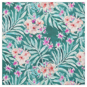 Tela FRONDAS EN la palma tropical de FLEEK floral