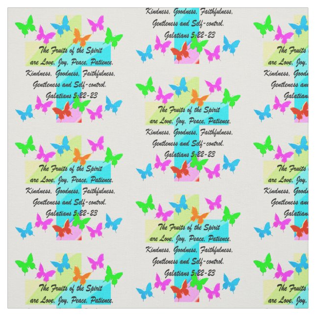 TELA FRUTA CRISTIANA DEL ESPÍRITU (Retal)