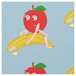Tela Fruta de Osteopath divertida Apple Straighan un pl