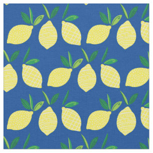 Tela Fruta de verano limones