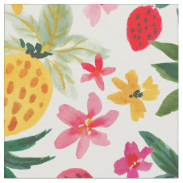 Tela FRUTO FLINGERINGO Cuto Negrita Patrón Fruta Tropic